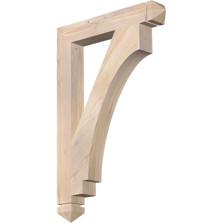 Imperial Arts & Crafts Smooth Bracket, Douglas Fir, 3 1/2W X 24D X 36H